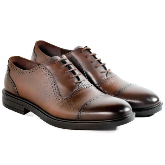 Cap Toe Oxford - Brown