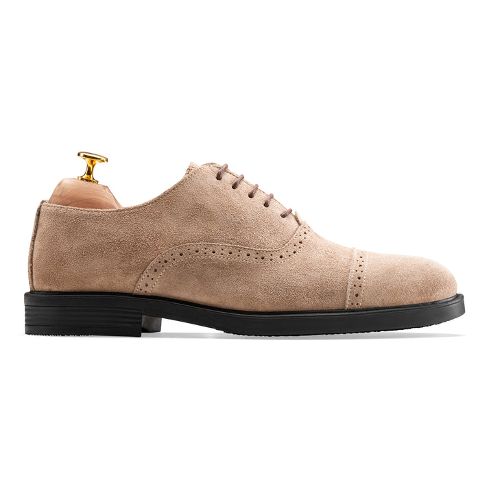 Brogue Oxfords - Beige