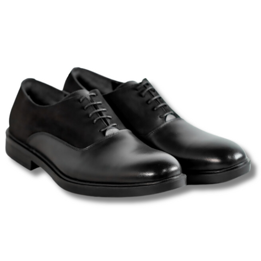 Genuine Leather Oxford - Black