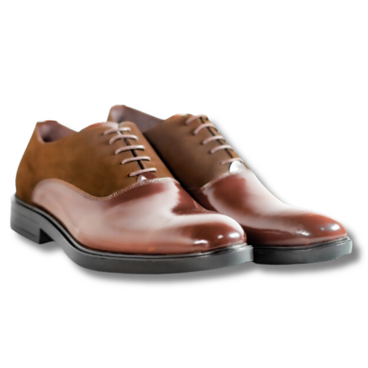 Genuine Leather Oxford - Brown